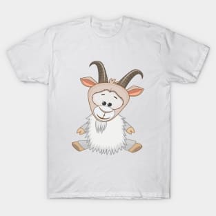 Goat Cute Kawaii Cartoon T-Shirt